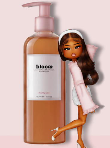 blooms honey infused hair wash
